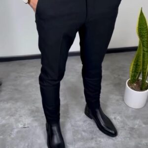 BearFit Essential Formal Trousers – Classic Black