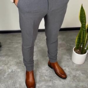 BearFit Essential Formal Trousers – Slate Grey
