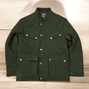 BearFit Quilted Utility Jacket – Army Green