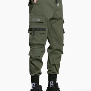 Tactical Edge Techwear Cargo Pants (Deep Olive)