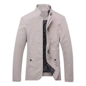 BearFit Urban Classic Cotton Blazer – Light Grey
