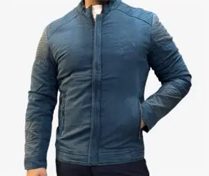 Midnight Blue Cotton Jacket
