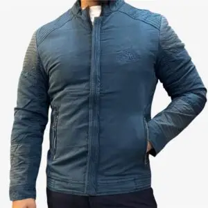 Midnight Blue Cotton Jacket